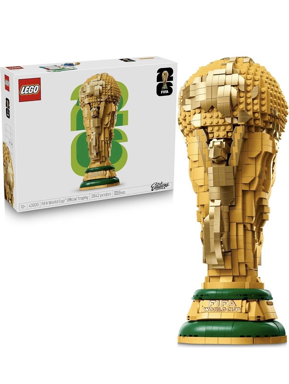 LEGO 43020 FIFA World Cup Official Trophy 2842 Pieces NEW SEALED 2026